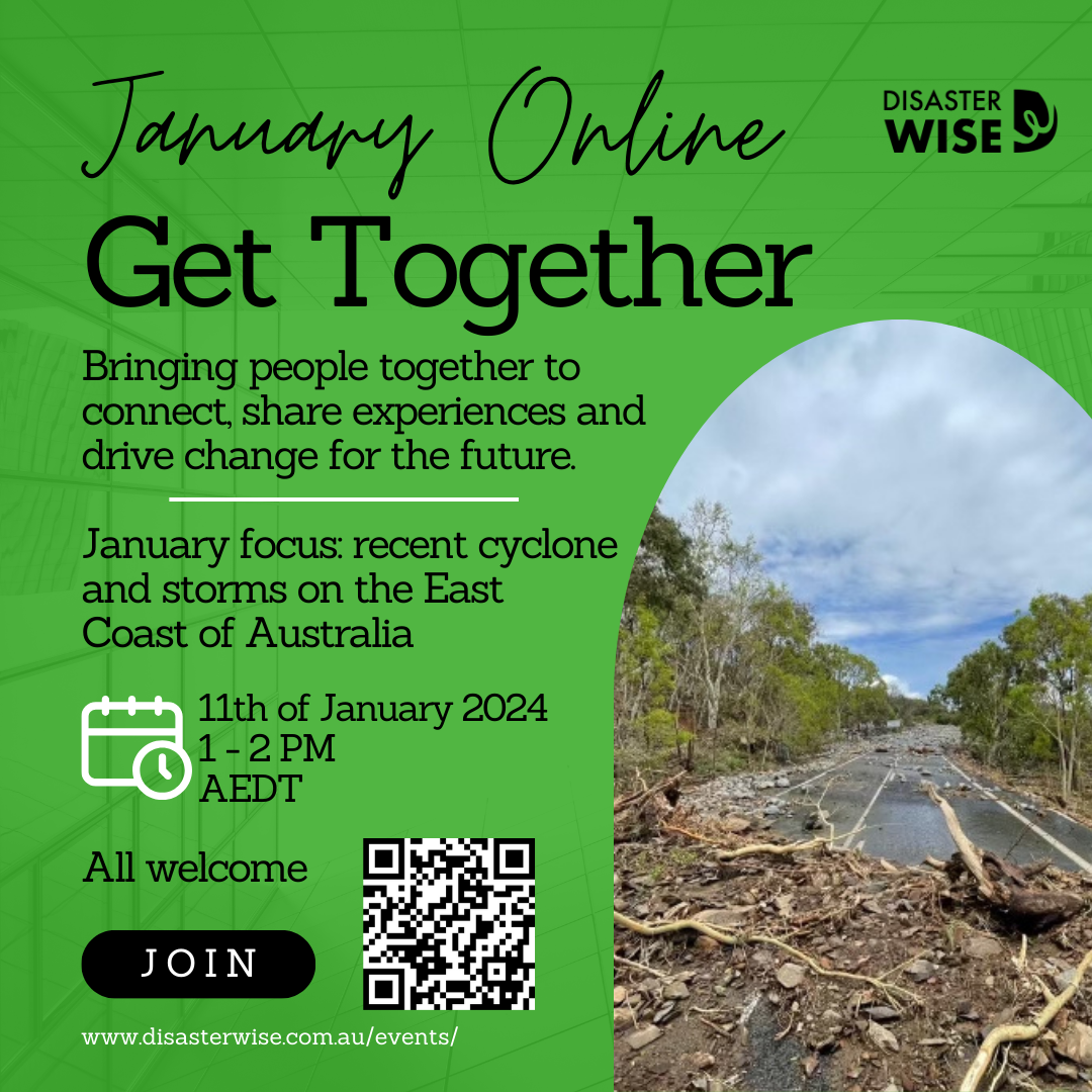 January Get together Join us online on 11 Jan 1-2pm AEDT